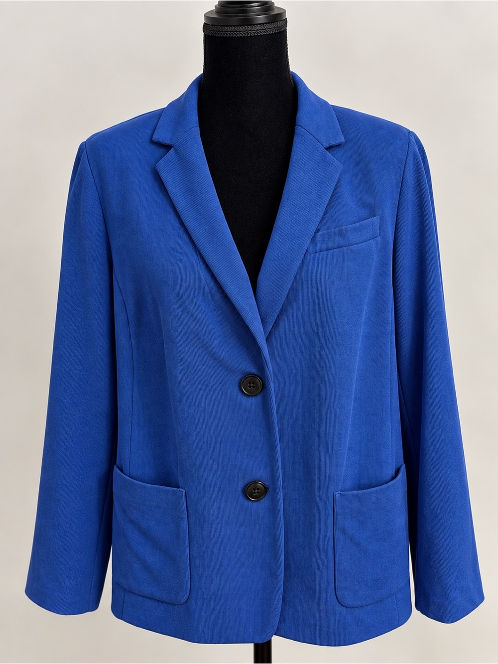 Talbots Cobalt Blue Single-Button Blazer
